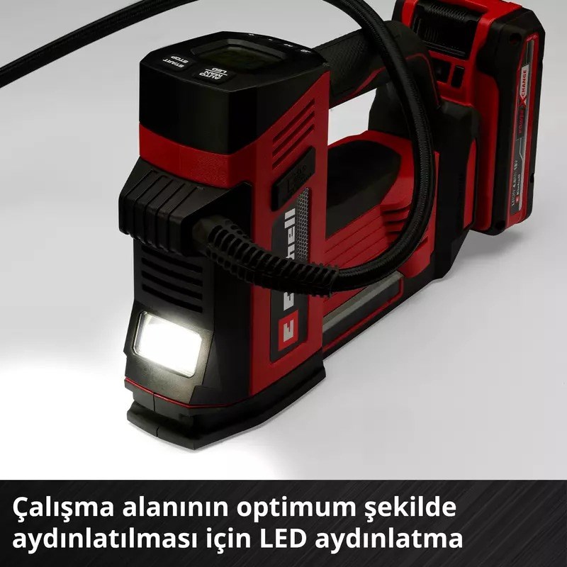 Einhell Car Expert CE-CC 18/23 D Li - Solo Akülü Mini Kompresör Power X-Change (Akü ve Şarj Cihazı Dahil Değildir) - 2071025Einhell2071025Hava Pompaları-LastikTR.com