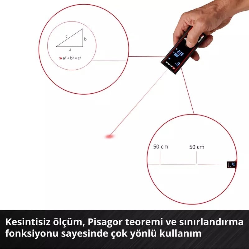 Einhell Classic TC-LD 60 R  Lazer Metre 60m - 2270082Einhell2270082Lazer Metreler-LastikTR.com