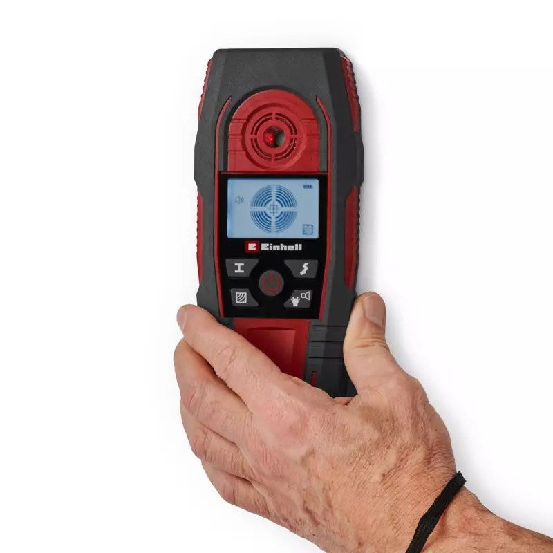 Einhell TE-MD 80 Dijital Dedektör (maks. algılama derinliği: demir 80 mm, elektrik kablosu 60 mm, demir dışı metal 38 mm, ahşap 24 mm, otomatik kalibrasyon, LCD ekran) - 2270145Einhell2270145Ölçü Aletleri-LastikTR.com