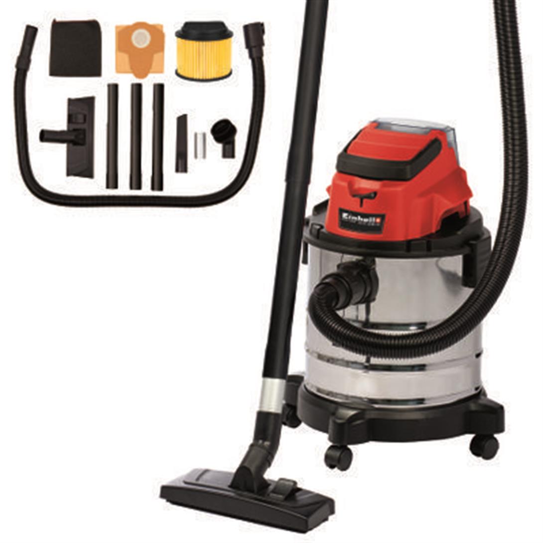 Einhell TC-VC 18/20 Li S-Solo, Akülü Islak/Kuru SüpürgeEinhell2347130Süpürgeler-LastikTR.com