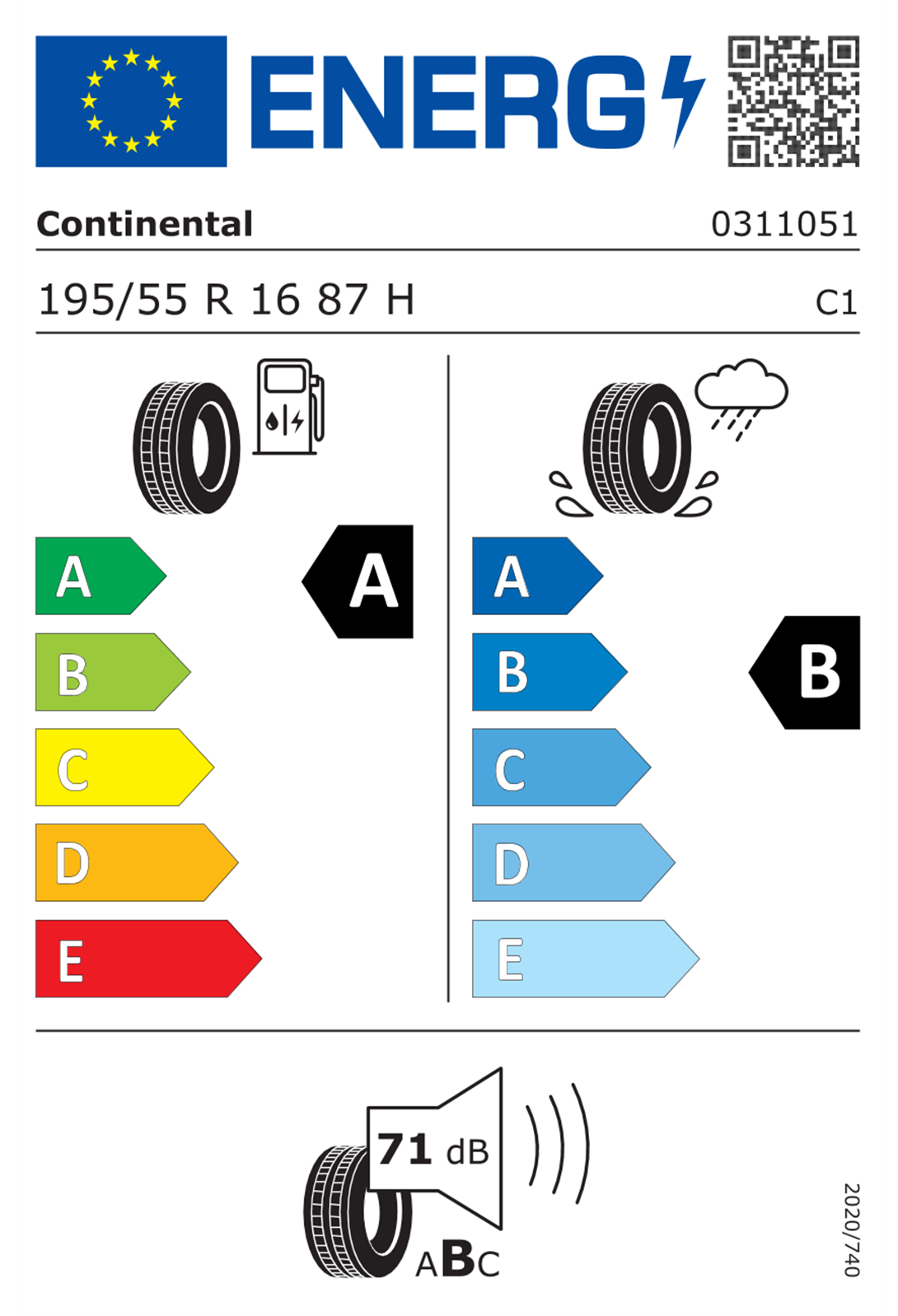 Continental EcoContact 6 195/55R16 87H Yaz Lastiği (2023)Continental3110510000-23195 55 r16 Yaz Lastiği-LastikTR.com