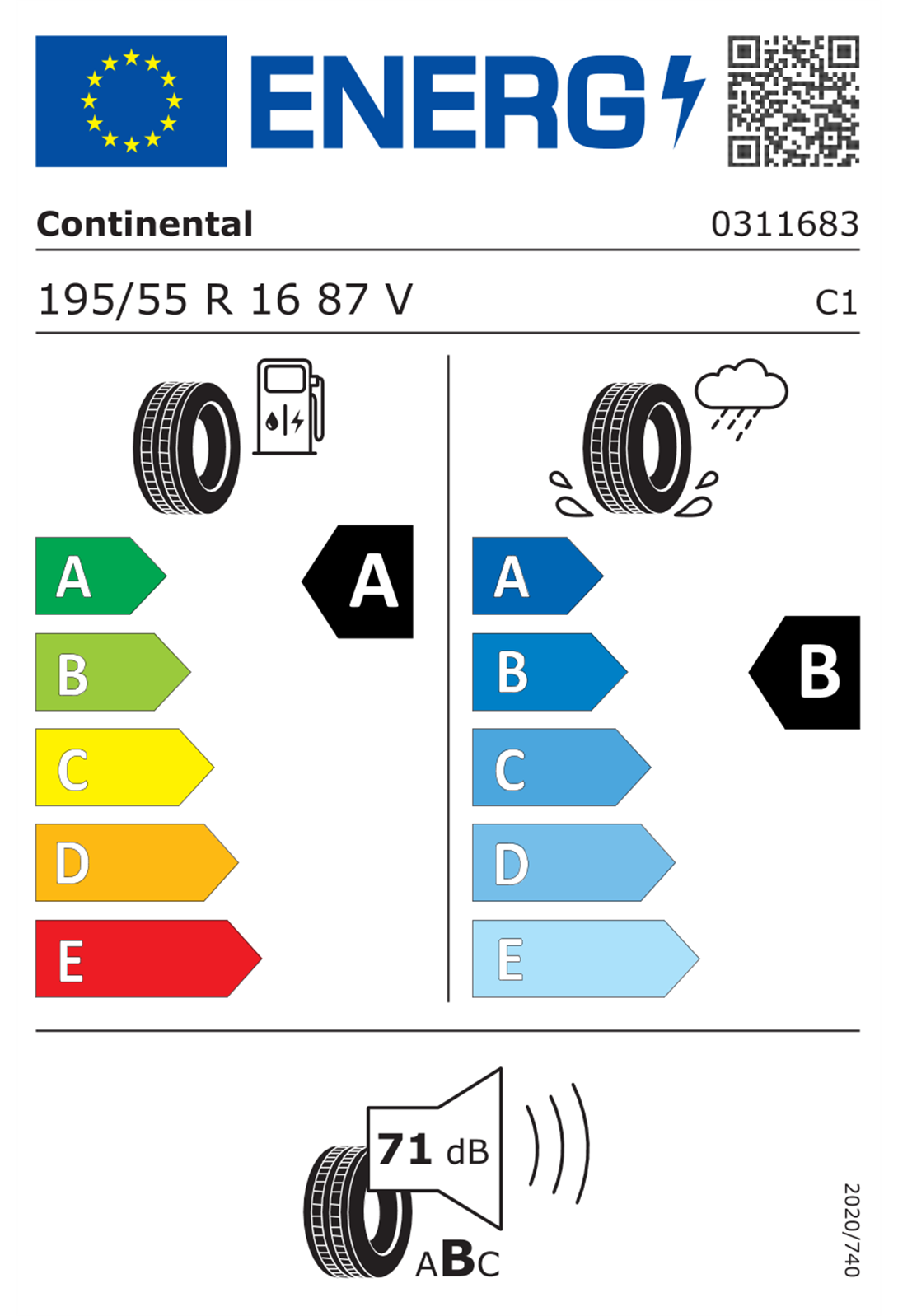 Continental EcoContact 6 195/55R16 87V Yaz Lastiği (2023)Continental3116830000-23195 55 r16 Yaz Lastiği-LastikTR.com