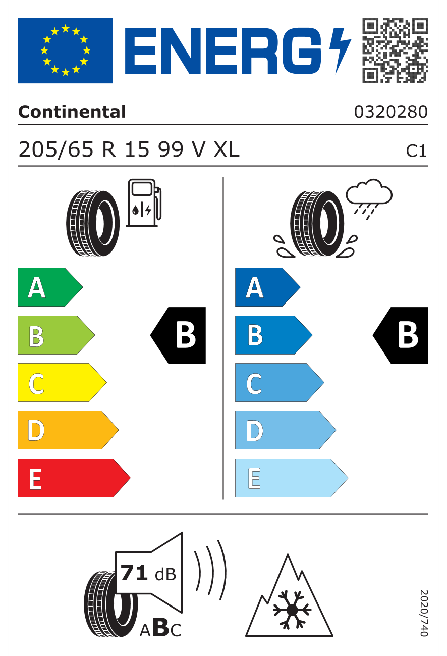 Continental 205/65R15 99V AllSeasonContact 2 XL M+S 3PMSF Dört Mevsim Lastik (2026)Continental3202800000-26Yeni Ürünler-LastikTR.com