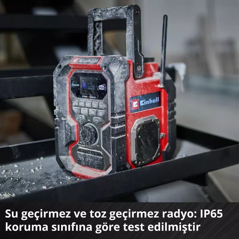 Einhell Expert TE-CR 18 Li DAB+/FM/BT - Solo Akülü Radyo Power X-Change (Akü ve Şarj Cihazı Dahil Değildir) - 3407995Einhell3407995Diğer Elektrikli El Aletleri-LastikTR.com