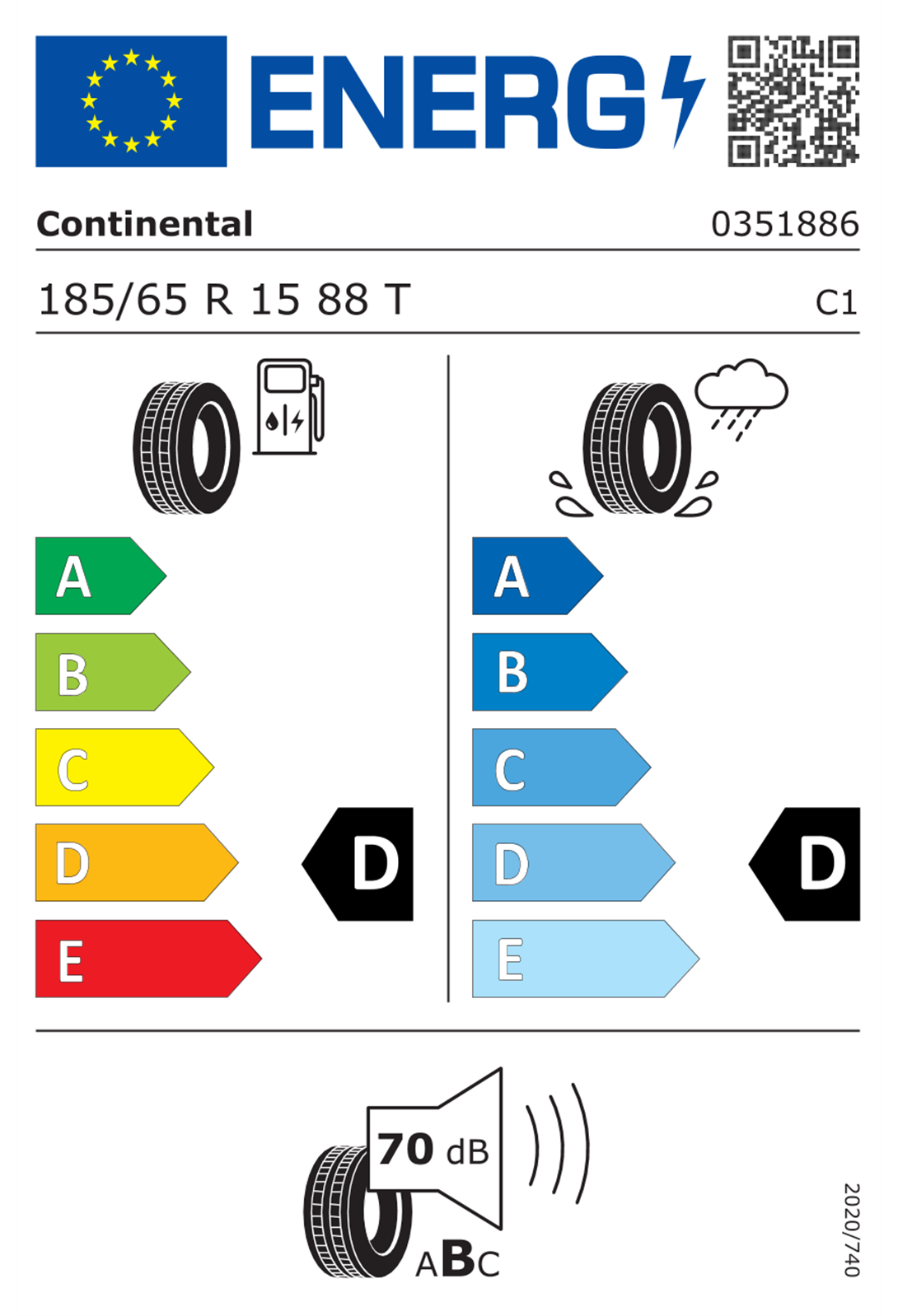 Continental ContiEcoContact 3 MO 185/65R15 88T Yaz Lastiği (2024)Continental3518860000-24185 65 r15 Yaz Lastiği-LastikTR.com