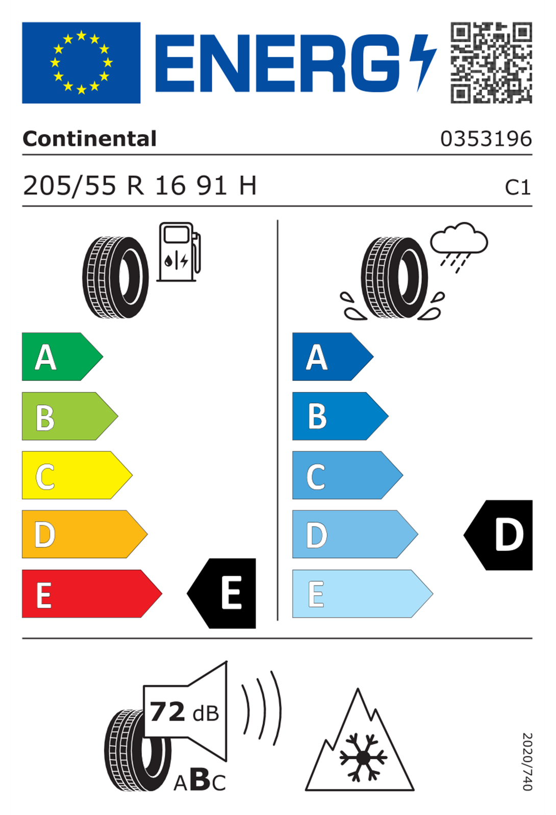 Continental ContiWinterContact TS 830 TL SSR 205/55R16 91H Kış LastiğiContinental3531960000205 55 r16 Kış Lastiği-LastikTR.com