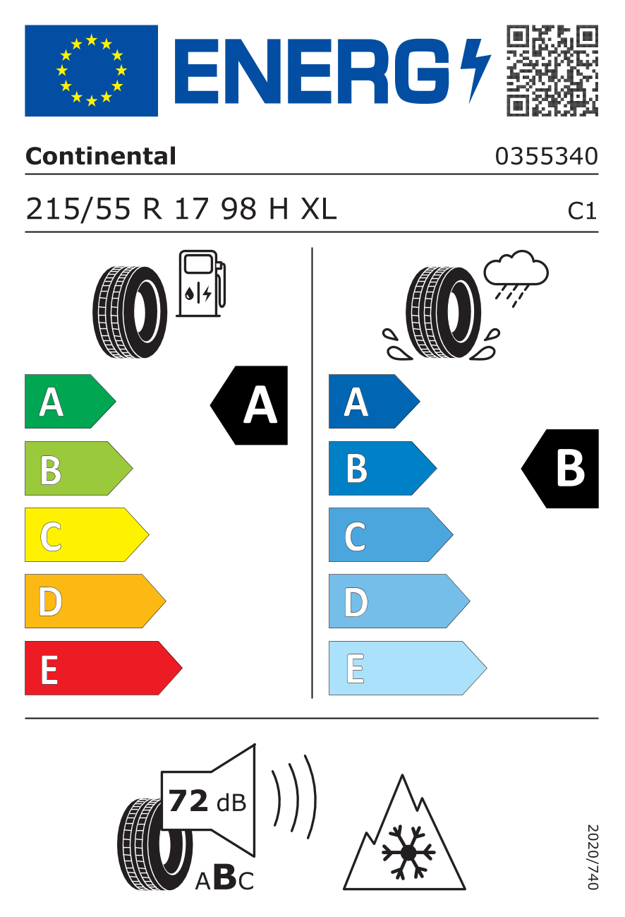Continental 215/55R17 98H AllSeasonContact Dört Mevsim Lastiği (2026)Continental3553400000-26Oto Lastik-LastikTR.com