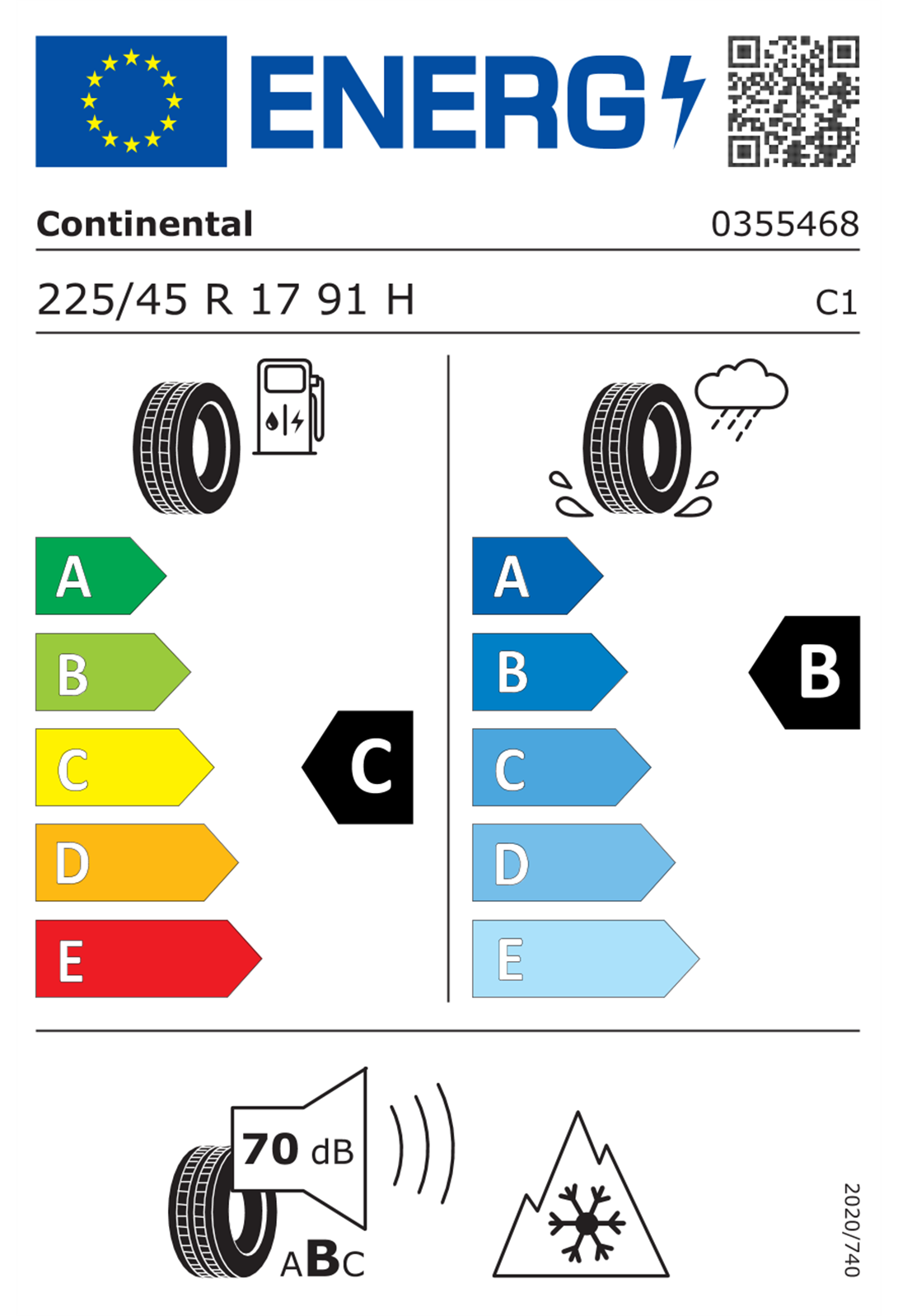 Continental 225/45R17 91H ContiWinterContact TS 870 Kış Lastiği (2024)Continental3554680000-24225 45 r17 Kış Lastiği-LastikTR.com
