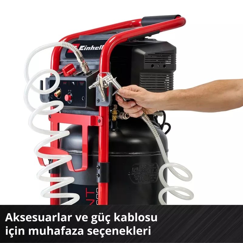 Einhell TE-AC 270/50 Silent, Sessiz Hava Kompresörü (Yağsız) - 4010451Einhell4010451Hava Kompresörleri-LastikTR.com