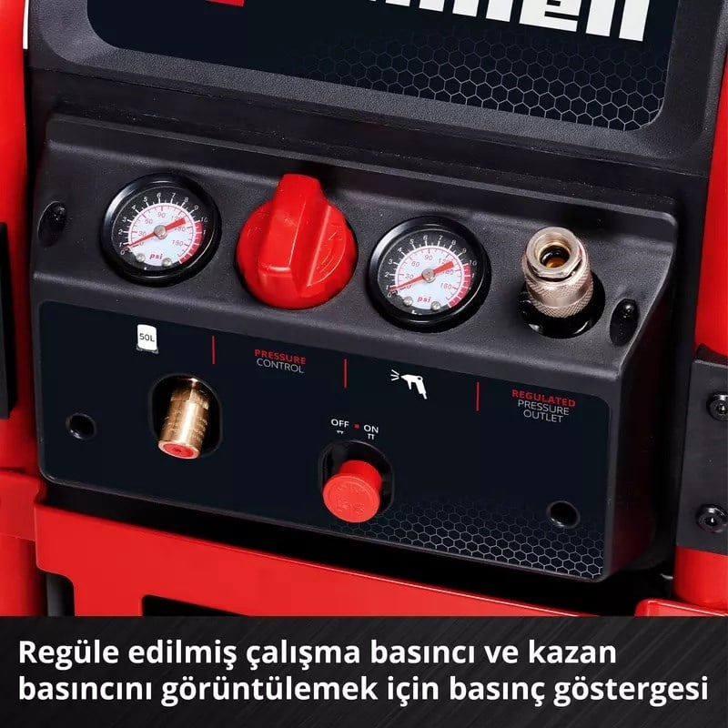 Einhell TE-AC 270/50 Silent, Sessiz Hava Kompresörü (Yağsız) - 4010451Einhell4010451Hava Kompresörleri-LastikTR.com
