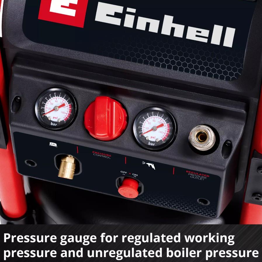 Einhell TE-AC 240/24 Silent, Sessiz Hava Kompresörü (Yağsız)Einhell4010452Hava Kompresörleri-LastikTR.com
