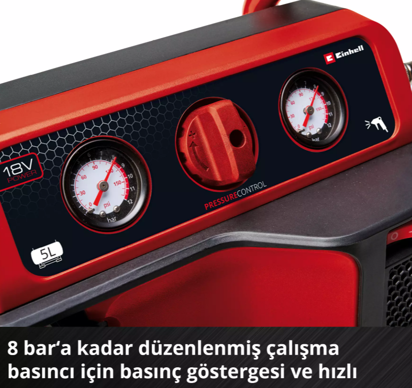 Einhell TE-AC 18/75 Li OF-Solo, Akülü Kompresör (Akü Dahil Değildir)Einhell4020410Yeni Ürünler-LastikTR.com