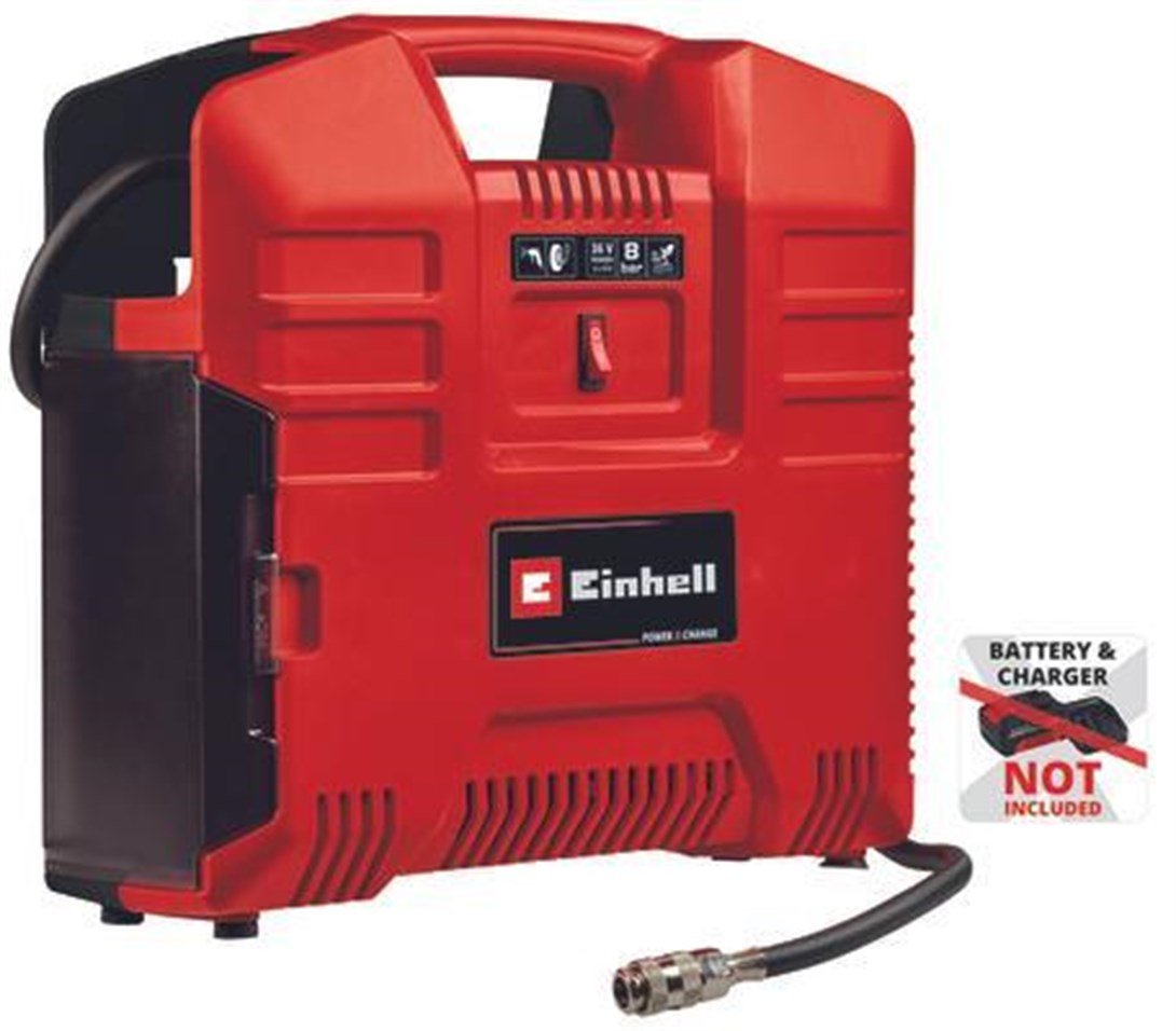 Einhell TE-AC 36/8 Li OF Set -Solo, Kompresör Çanta Tipi (Akü Dahil Değildir)Einhell4020440Hava Kompresörleri-LastikTR.com