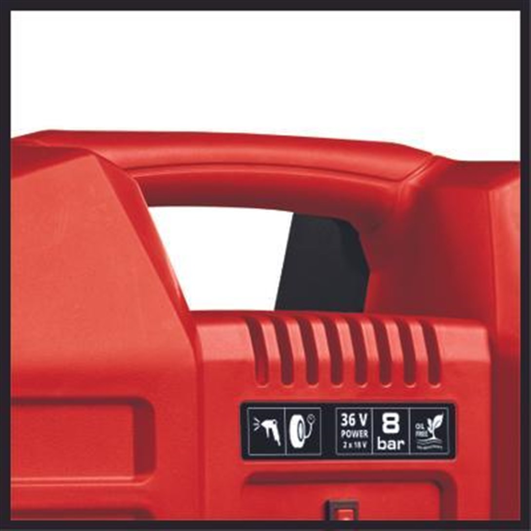 Einhell TE-AC 36/8 Li OF Set -Solo, Kompresör Çanta Tipi (Akü Dahil Değildir)Einhell4020440Hava Kompresörleri-LastikTR.com