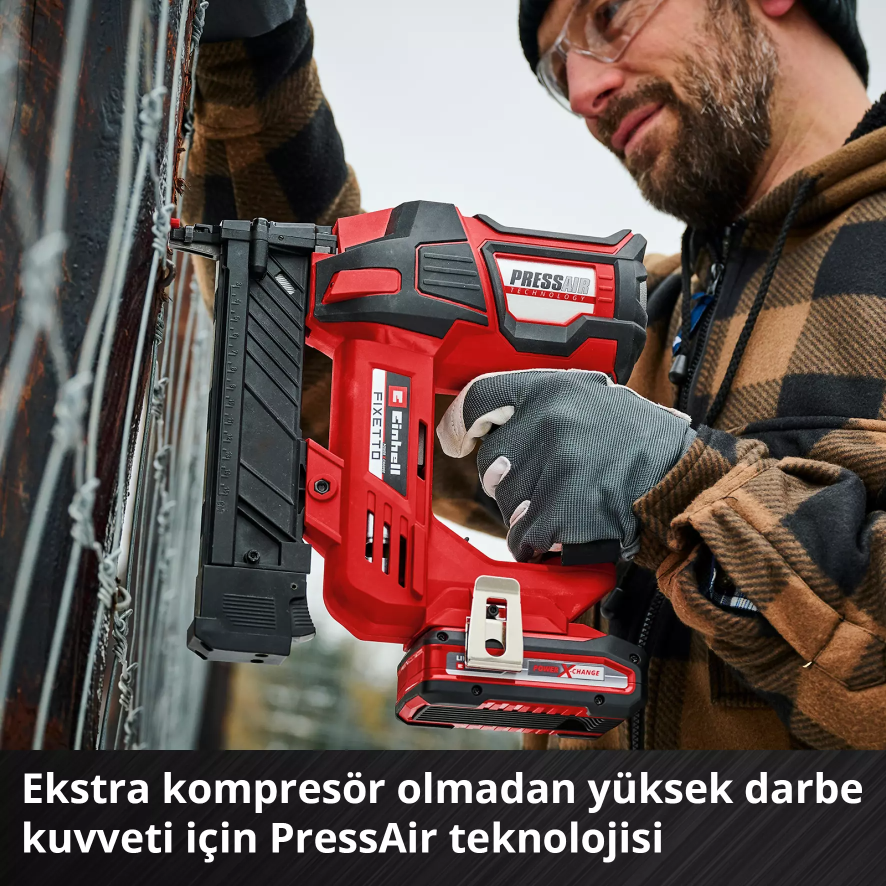 Einhell FIXETTO 18/38 S - Solo Akülü Zımba Makinesi (Akü Dahil Değildir)Einhell4257785Zımba ve Çivi Çakma Tabancaları-LastikTR.com