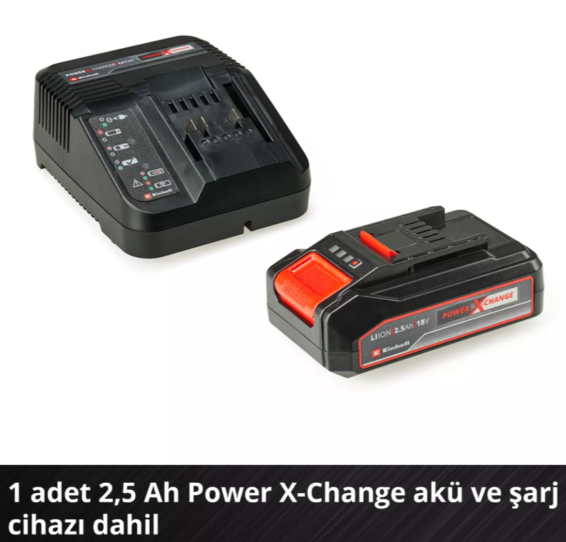 Einhell TC-JS 18/70 Li (1x2,5Ah), Akülü Dekupaj TestereEinhell4321280Yeni Ürünler-LastikTR.com