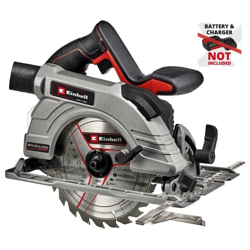 Einhell Professional TP-CS 18/1900 Z Li BL - Solo Akülü Daire Testere Power X-Change (Akü ve Şarj Cihazı Dahil Değildir) - 4331213Einhell4331213Daire Testereler-LastikTR.com