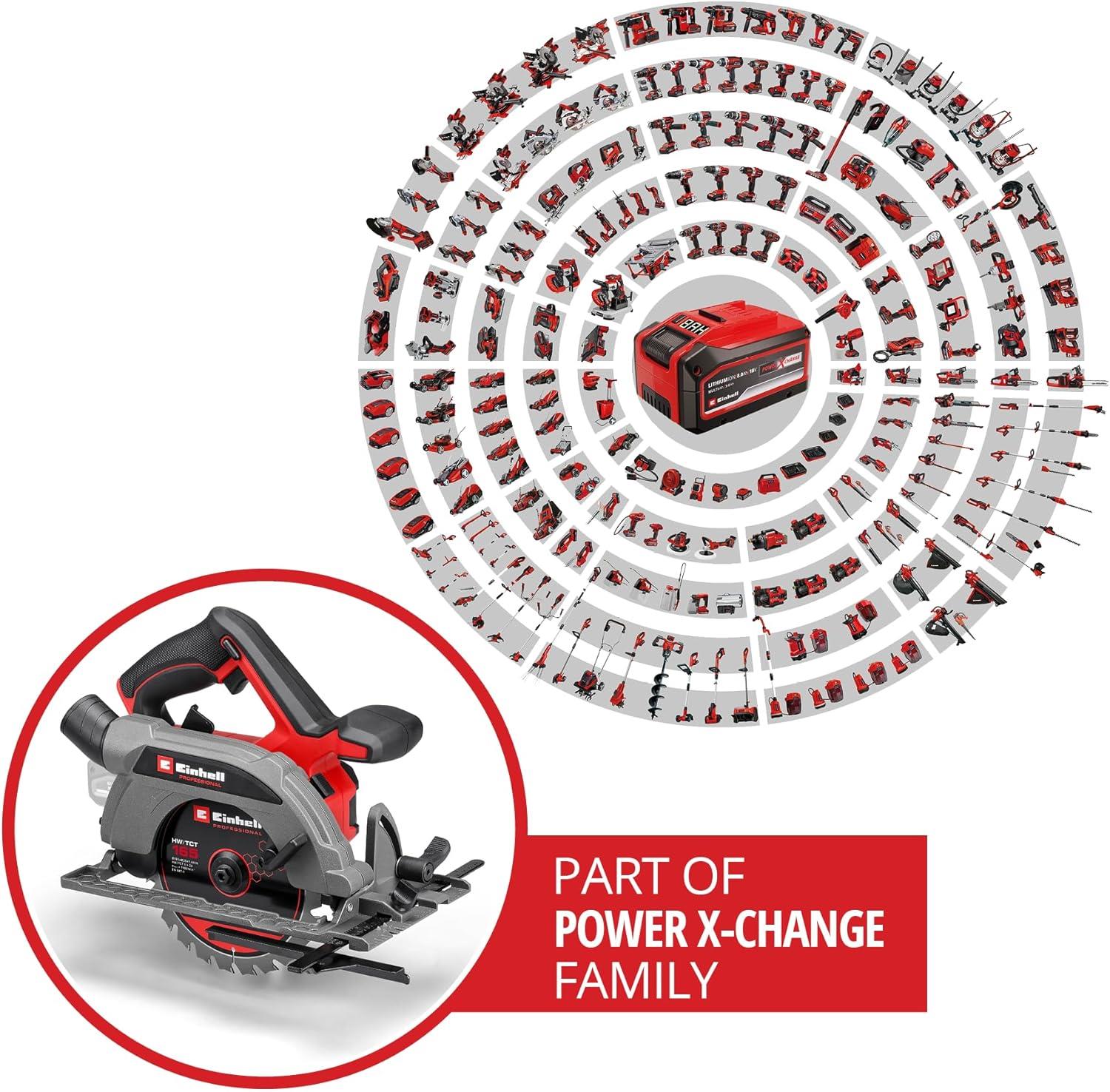 Einhell TP-CS 18/165 Li BL - Solo, Akülü Daire Testere (Akü ve Şarj Cihazı Dahil Değildir) - 4331225Einhell4331225Yeni Ürünler-LastikTR.com