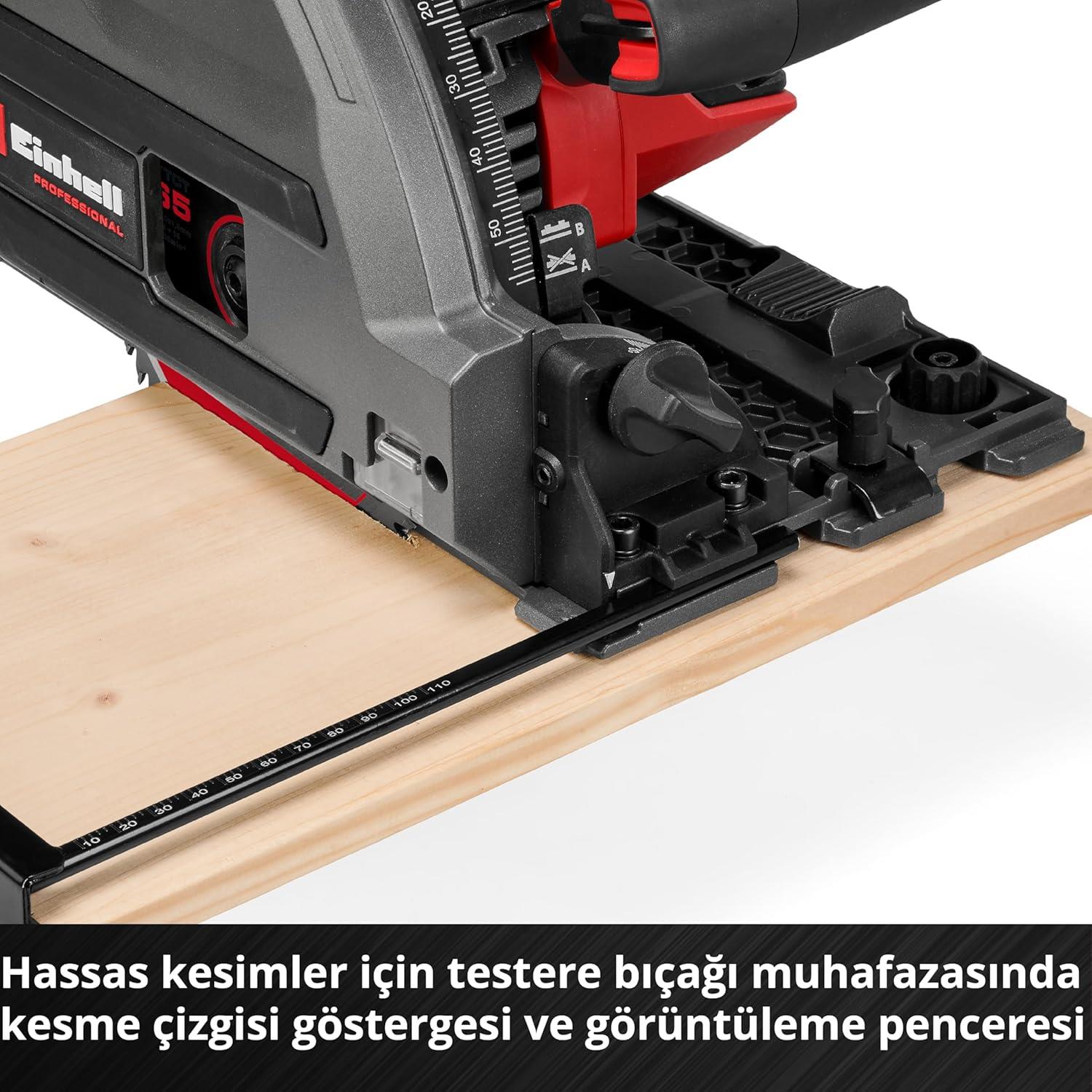 Einhell TP-PS 18/165 Li BL - Solo, Akülü Daldırma Testeresi (Akü ve Şarj Cihazı Dahil Değildir) - 4331400Einhell4331400Daire Testereler-LastikTR.com