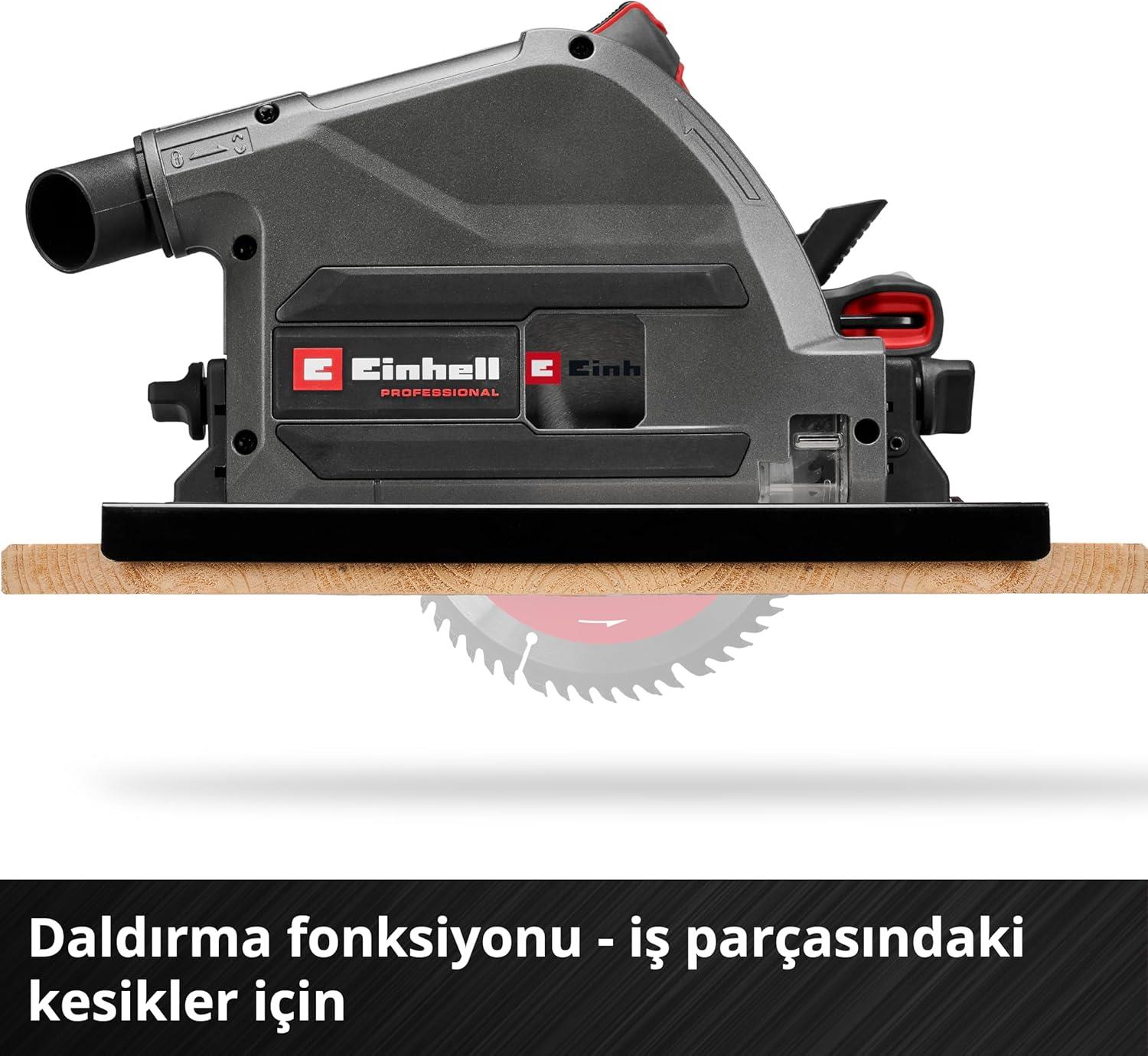 Einhell TP-PS 18/165 Li BL - Solo, Akülü Daldırma Testeresi (Akü ve Şarj Cihazı Dahil Değildir) - 4331400Einhell4331400Daire Testereler-LastikTR.com