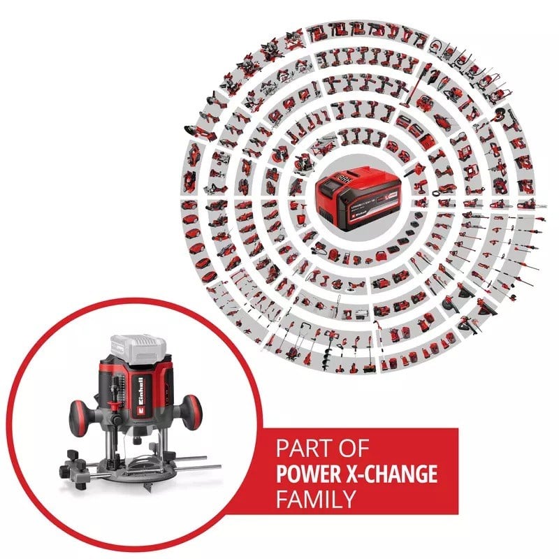 Einhell Professional TP-RO 18/55 Li BL - Solo Akülü Freze Power X-Change (Akü ve Şarj Cihazı Dahil Değildir) - 4350425Einhell4350425Frezeler-LastikTR.com