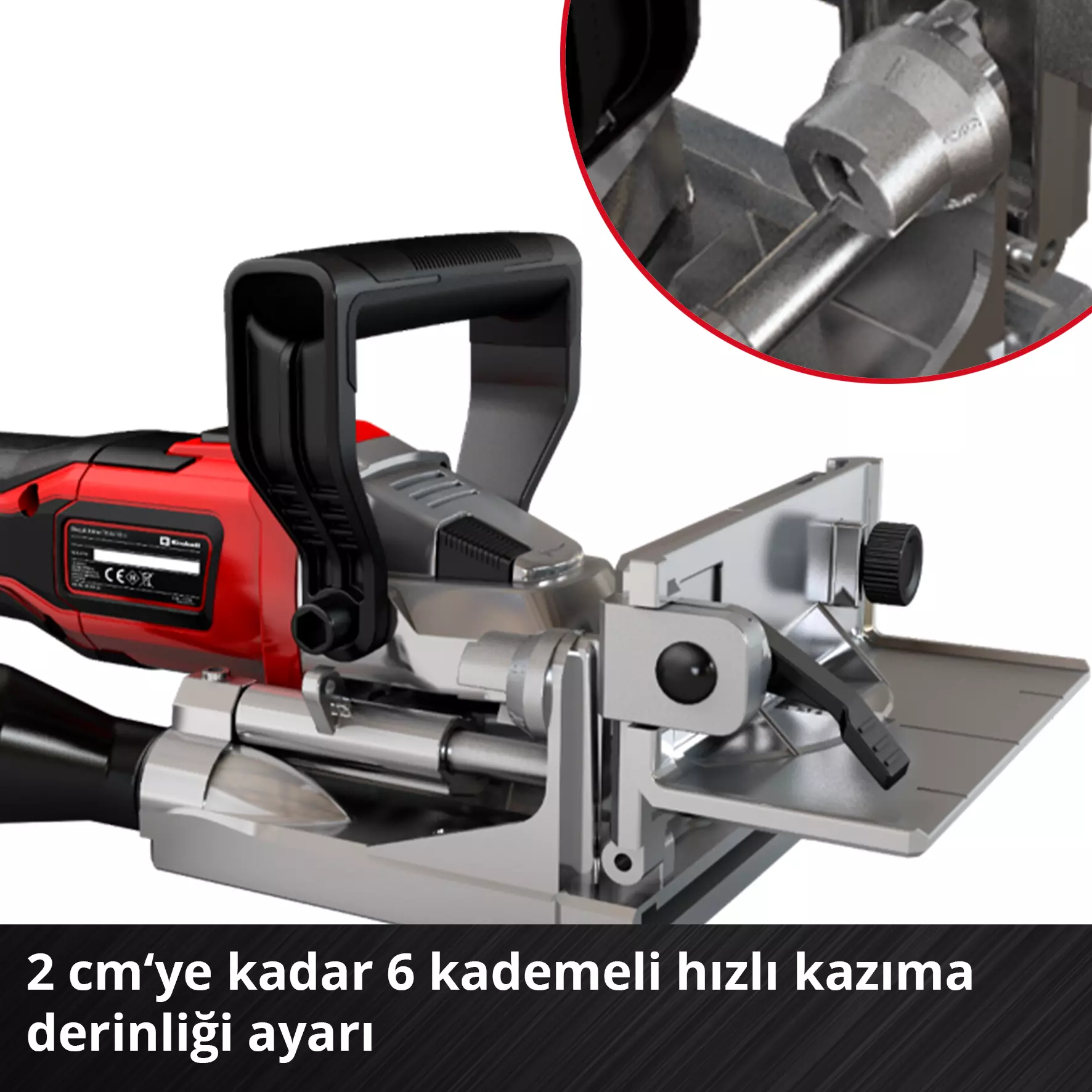 Einhell 4350630 TE-BJ 18 Li-Solo Yassı Dubel Frezesi (Akü Dahil Değildir)Einhell4350630Frezeler-LastikTR.com