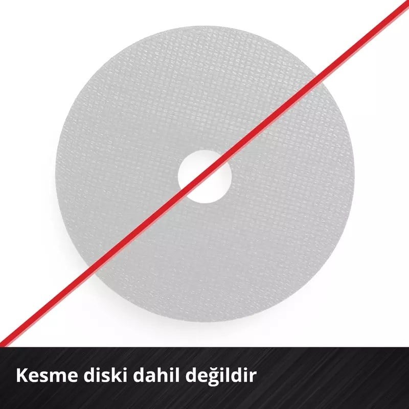 Einhell TP-AG 230/2400 Avuç Taşlama (2400 W, Ø230 mm kesme diski, 71 mm kesme derinliği, dönebilen tutamak, titreşim önleyici sistem, disk koruması, kesme diski dahil değildir) - 4430895Einhell4430895Taşlamalar-LastikTR.com