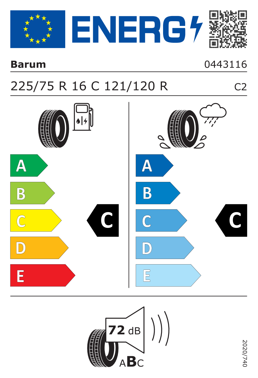 Barum 225/75R16C 121/120R Vanis 3 Yaz Lastiği(2025)Barum4431160000-25Yazlık Lastik-LastikTR.com