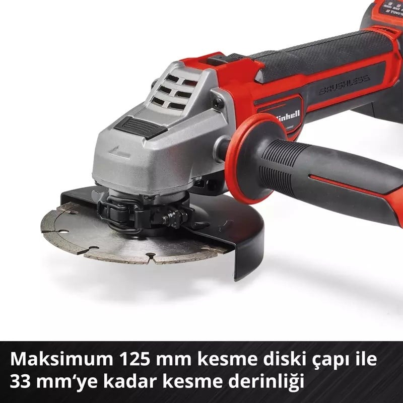 Einhell Professional TP-AG 18/125 Ce +3 Set - Solo Akülü Avuç Taşlama Seti (Akü ve Şarj Cihazı Dahil Değildir) - 4431195Einhell4431195Taşlamalar-LastikTR.com