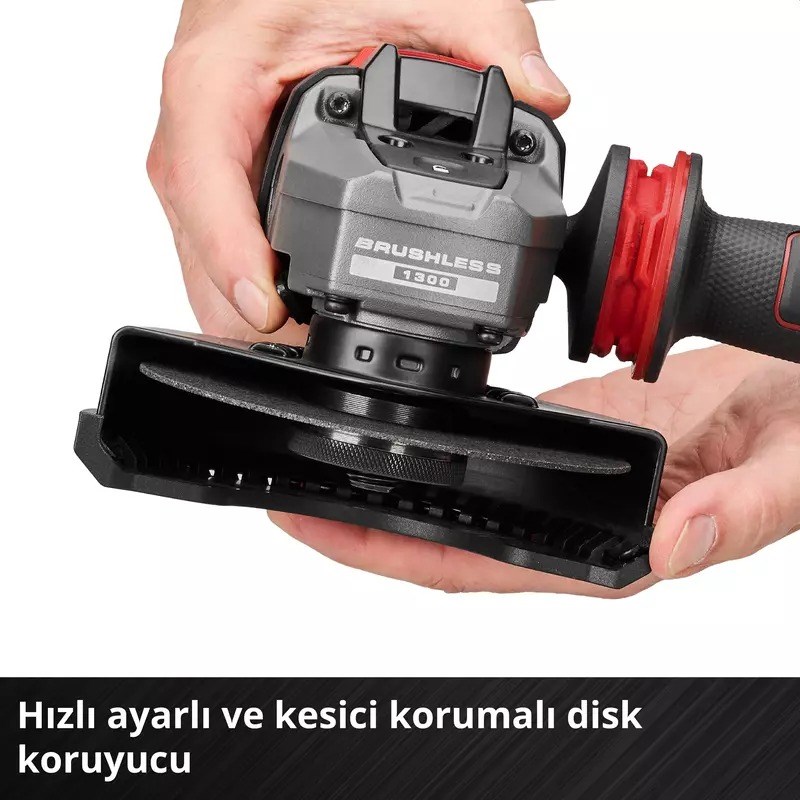 Einhell Professional TP-AG 18/125-13 Q Li BL - Solo Kömürsüz Akülü Avuç Taşlama Power X-Change (Akü ve Şarj Cihazı Dahil Değildir) - 4431215Einhell4431215Taşlamalar-LastikTR.com