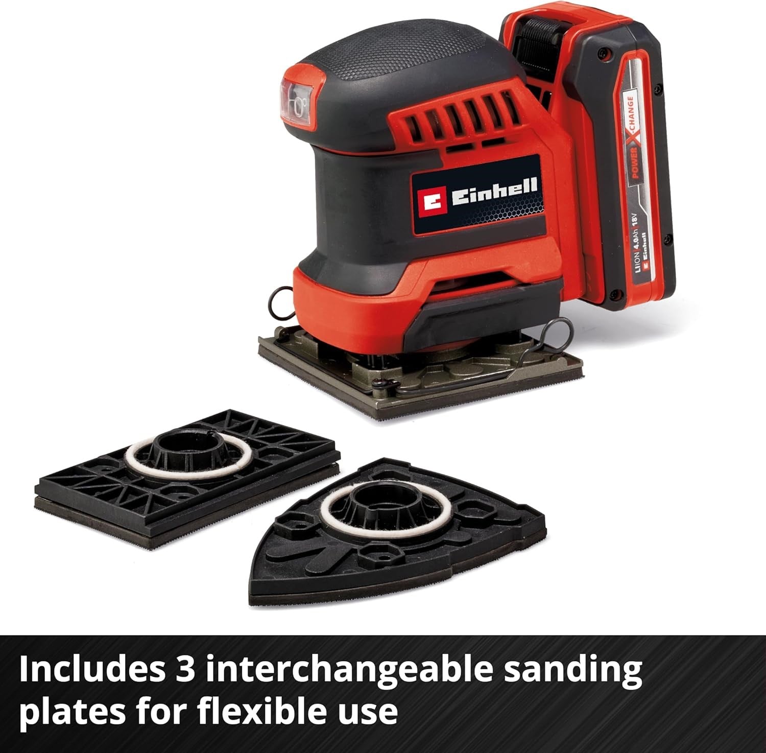 Einhell TE-OS 18/113 3X Li - Solo, Akülü Avuç İçi Zımpara (Akü ve Şarj Cihazı Dahil Değildir) - 4460730Einhell4460730Yeni Ürünler-LastikTR.com