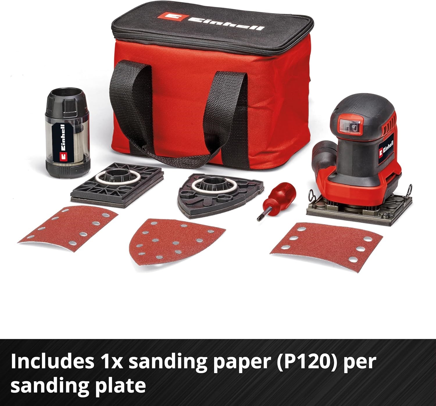 Einhell TE-OS 18/113 3X Li - Solo, Akülü Avuç İçi Zımpara (Akü ve Şarj Cihazı Dahil Değildir) - 4460730Einhell4460730Yeni Ürünler-LastikTR.com
