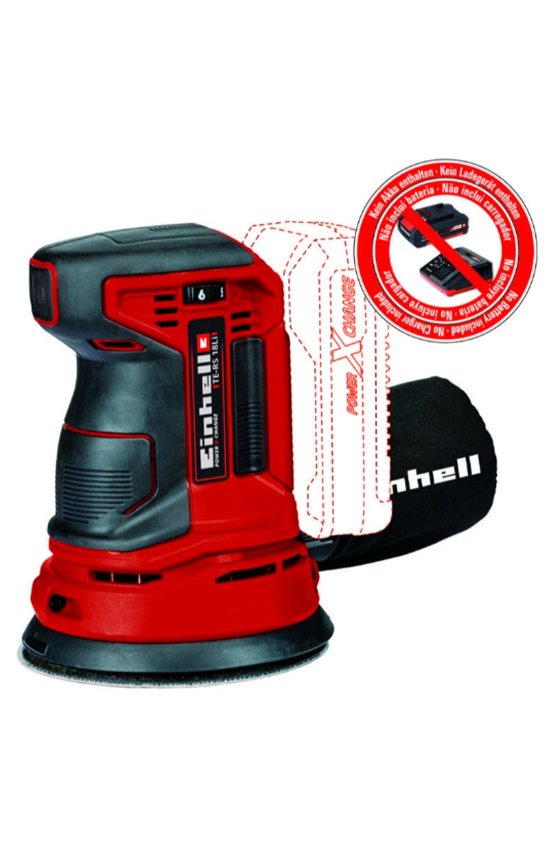 Einhell TE-RS 18 Li-Solo Akülü Eksantrik Zımpara (Akü Dahil Değildir)Einhell4462010Eksantrik Zımpara-LastikTR.com