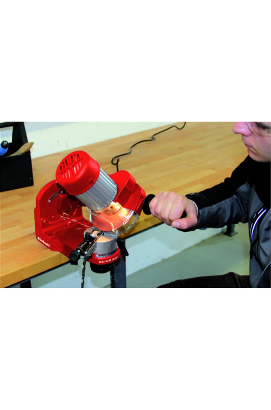 Einhell GC-CS 235 E Elektrikli Zincir BilemeEinhell4499910Zincir Bileme Makinesi-LastikTR.com
