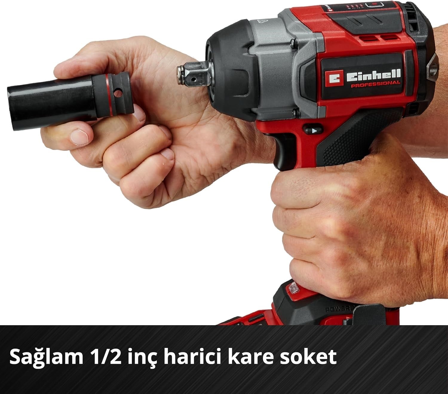Einhell TP-CW 18/750-C Li BL - Solo Kömürsüz Akülü Darbeli Somun Sıkma (Akü ve Şarj Cihazı Dahil Değildir) - 451065Einhell4510065Somun Sıkma-LastikTR.com