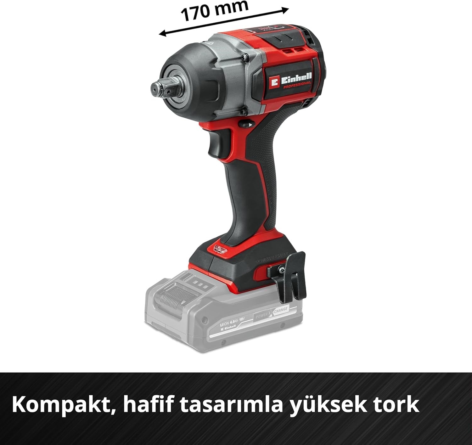 Einhell TP-CW 18/750-C Li BL - Solo Kömürsüz Akülü Darbeli Somun Sıkma (Akü ve Şarj Cihazı Dahil Değildir) - 451065Einhell4510065Somun Sıkma-LastikTR.com
