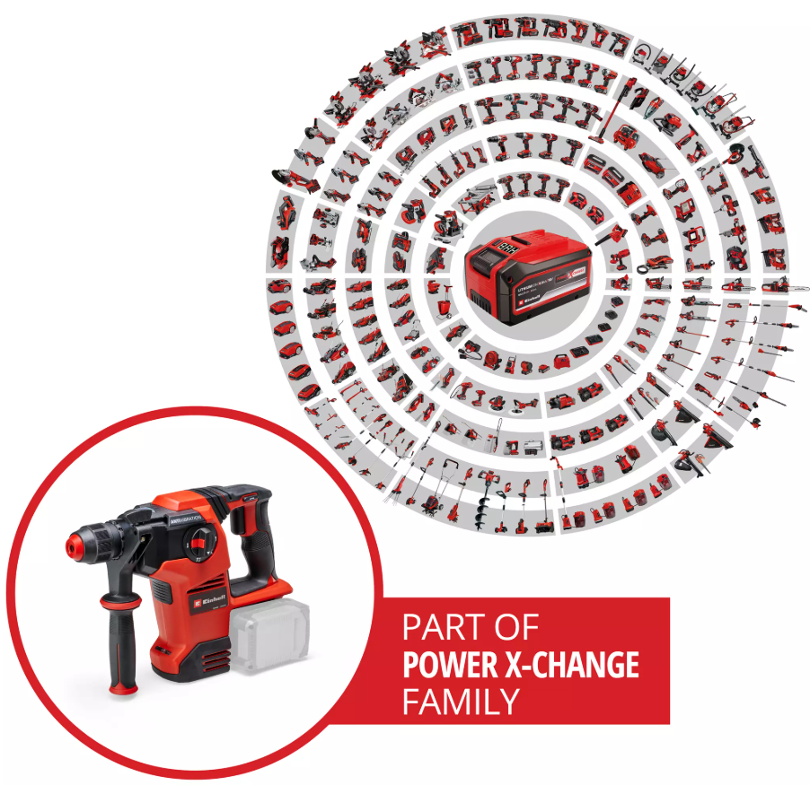 Einhell TP-HD 36/30 Li BL +4 - Solo, Akülü Kırıcı Delici (Akü Dahil Değildir)Einhell4513983Yeni Ürünler-LastikTR.com