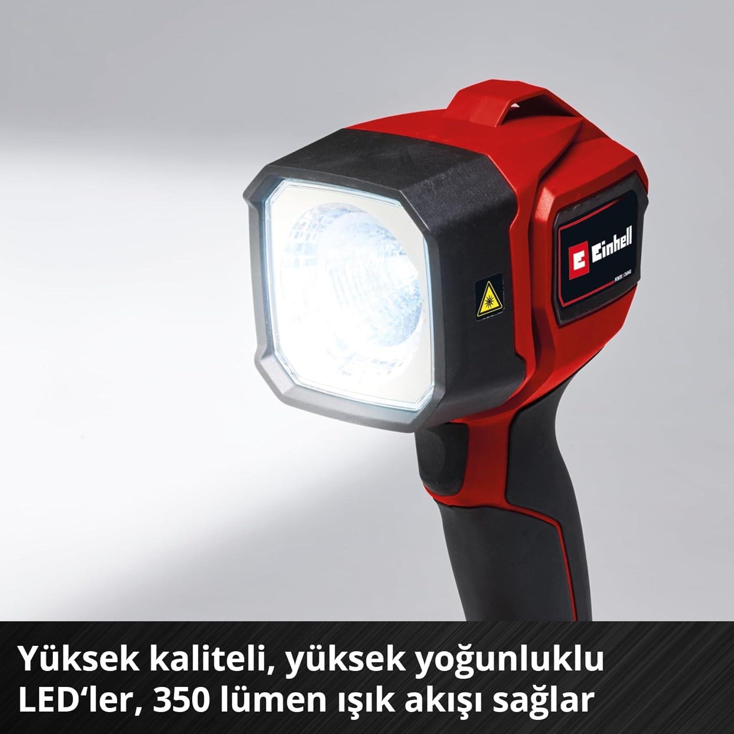 Einhell TC-CL 18/350 Li - Solo, Akülü Projektör (Akü ve Şarj Cihazı Dahil Değildir) - 4514175Einhell4514175El Feneri ve Projektörler-LastikTR.com