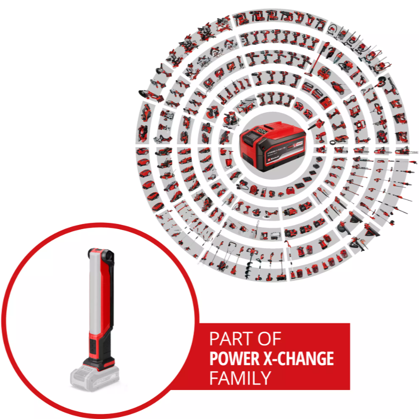 Einhell TE-CL 18/1000 S Li - Solo, Akülü Projektör (Akü Dahil Değildir)Einhell4514180Yeni Ürünler-LastikTR.com