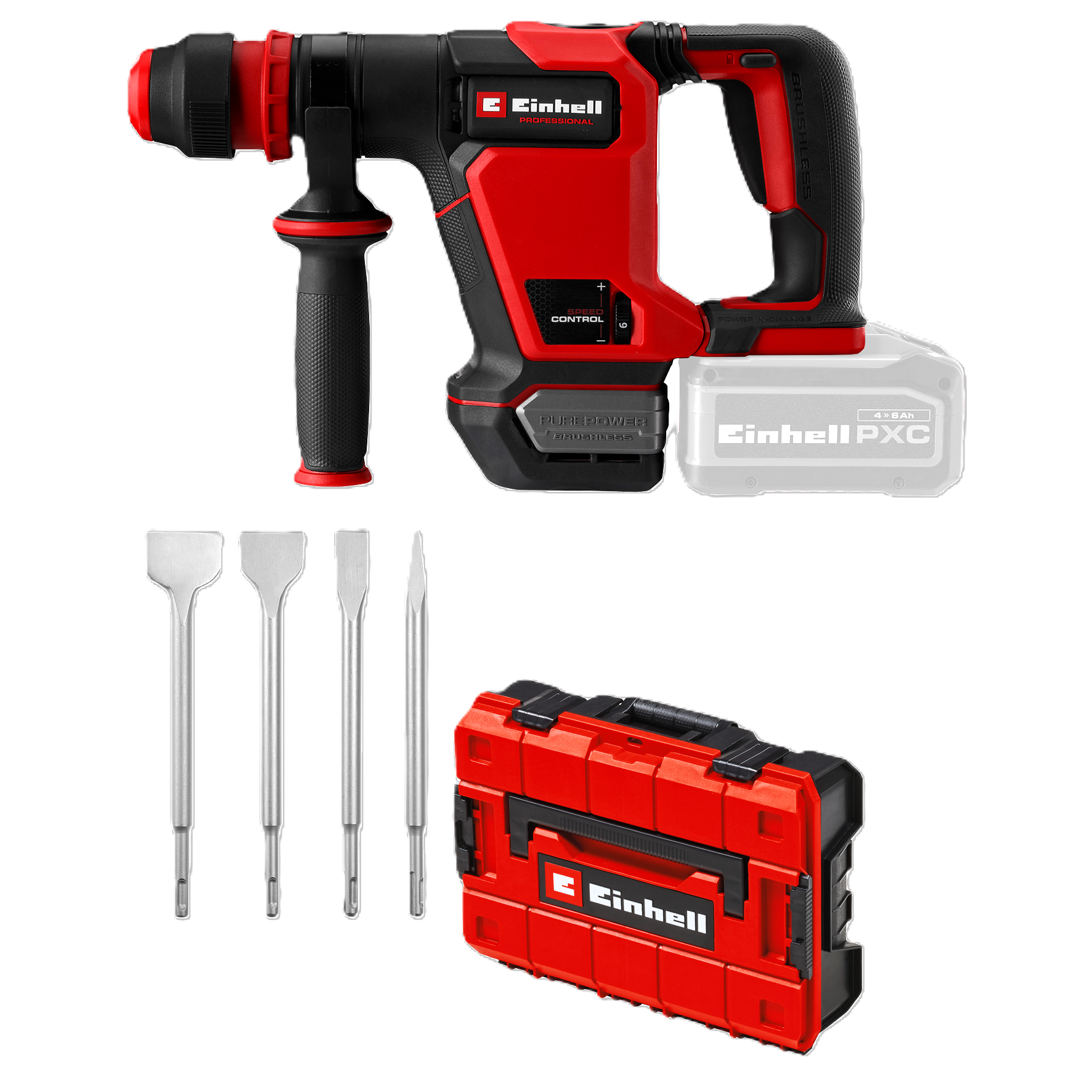 Einhell Professional TP-DH 18/4 Li BL +4 S-F Solo Akülü Kırıcı Set (Akü ve Şarj Cihazı Dahil Değildir) - 4514192Einhell4514192Kırıcı Deliciler-LastikTR.com