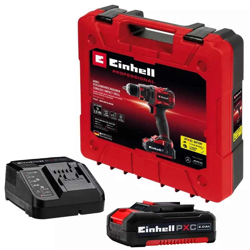 Einhell TP-CD 18/60 Li- i BL (1x2,0Ah), Akülü Darbeli Vidalama - 4514211Einhell4514211Yeni Ürünler-LastikTR.com