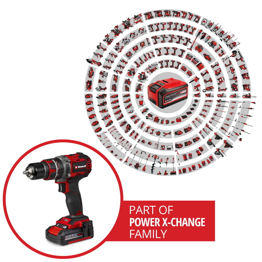 Einhell Professional TP-CD 18/60 Li-iS-F (1X2,0Ah) Akülü Darbeli Matkap - 4514214Einhell4514214Matkaplar-LastikTR.com
