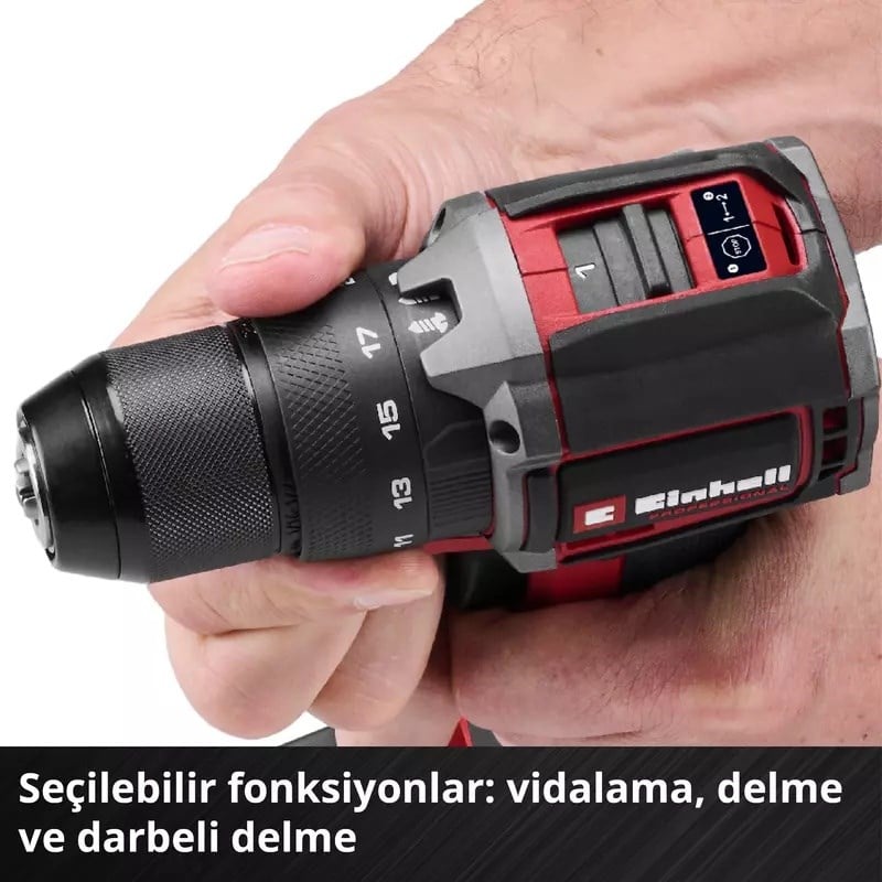 Einhell Profesyonel Darbeli Akülü Vidalama TP-CD 18/50-C Li-i BL - Solo (Akü ve Şarj Cihazı Dahil Değildir) - 4514400Einhell4514400Akülü Vidalamalar-LastikTR.com