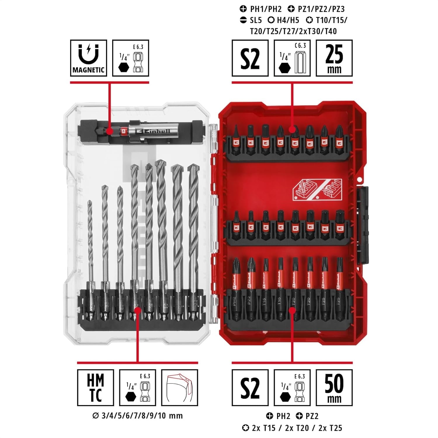 Einhell Beton Matkap Uç Seti 38 Parça M-BOX Kutu - 49108753Einhell49108753Yeni Ürünler-LastikTR.com
