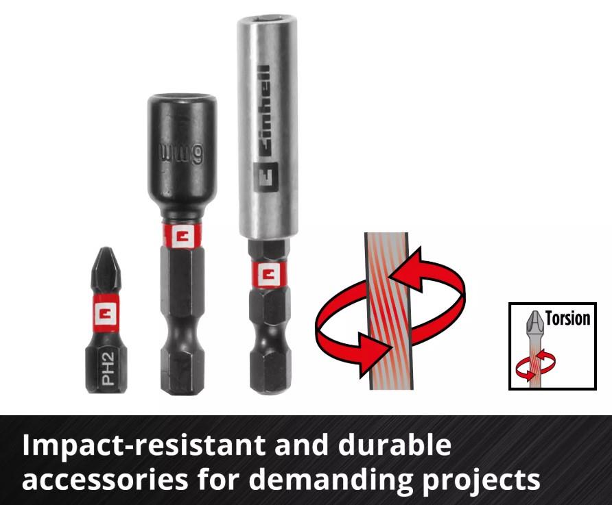 Einhell kombi uç seti Bits & Matkap uç 39 parça M-BOX kutuEinhell49108759Yeni Ürünler-LastikTR.com