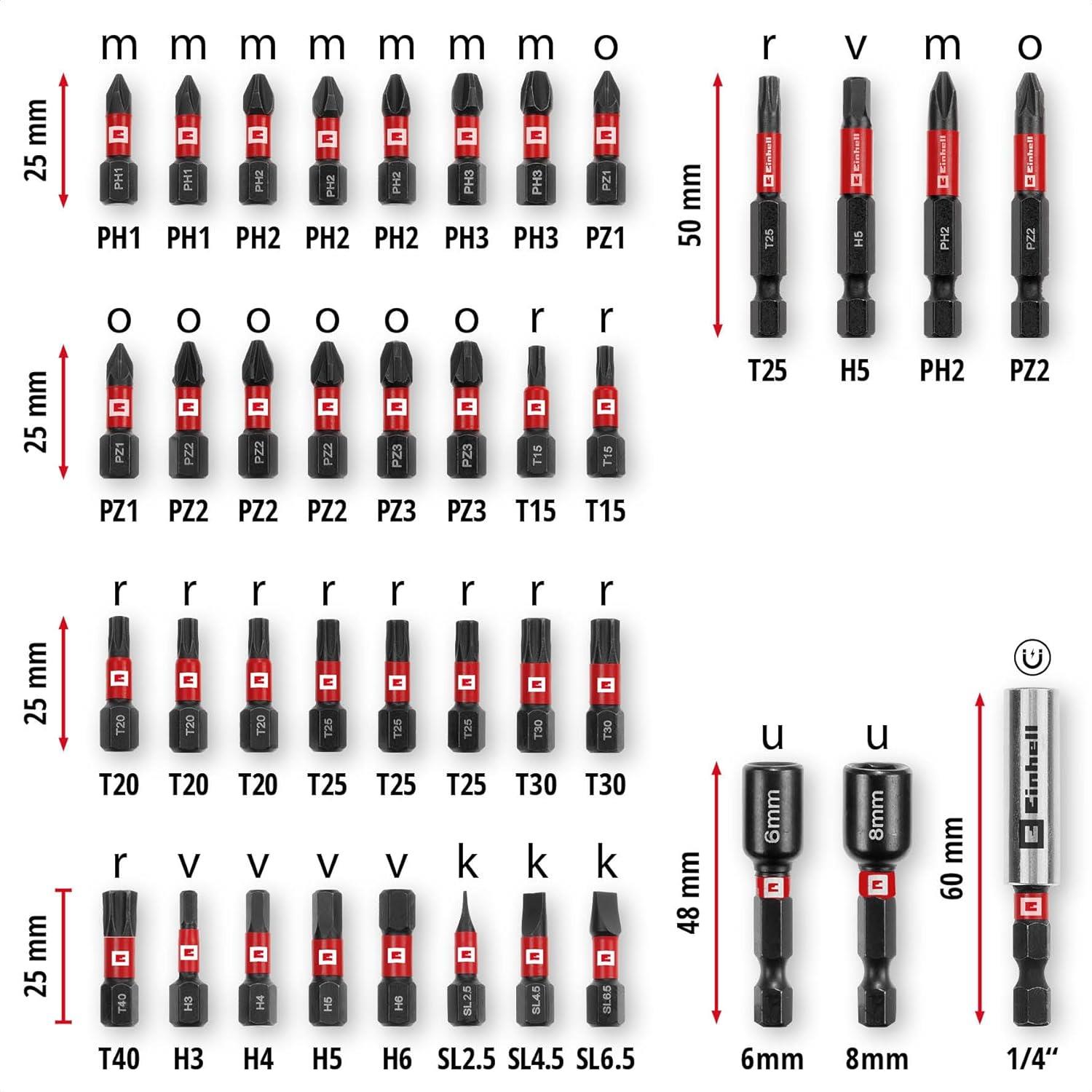Einhell Bits uç seti 39 pcs. , M-Case kutuEinhell49109210Yeni Ürünler-LastikTR.com