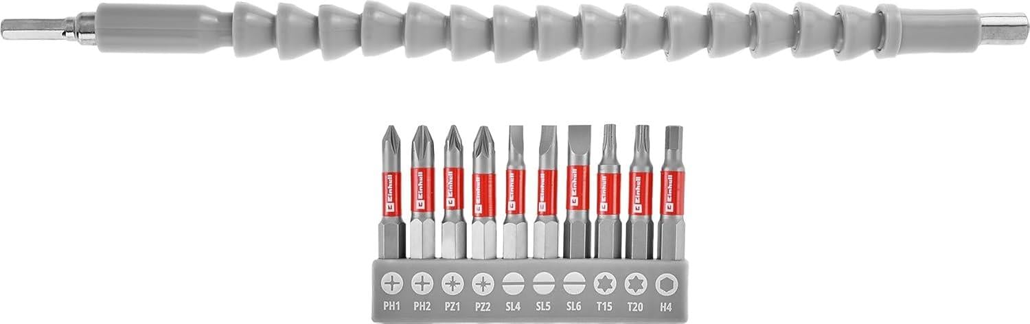 Einhell Esnek adaptörlü Bits uç seti 11 parçaEinhell49133115Yeni Ürünler-LastikTR.com