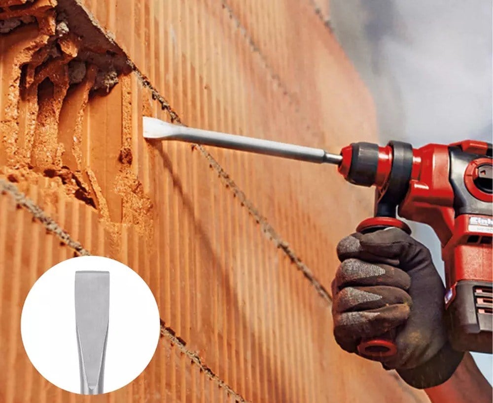 Einhell SDS Plus Yassı Keski 20 mm – Kendiliğinden Bilenir (250 mm, kırım ve kazı işleri için) - 49247206Einhell49247206Kırıcı Delici Uçları-LastikTR.com