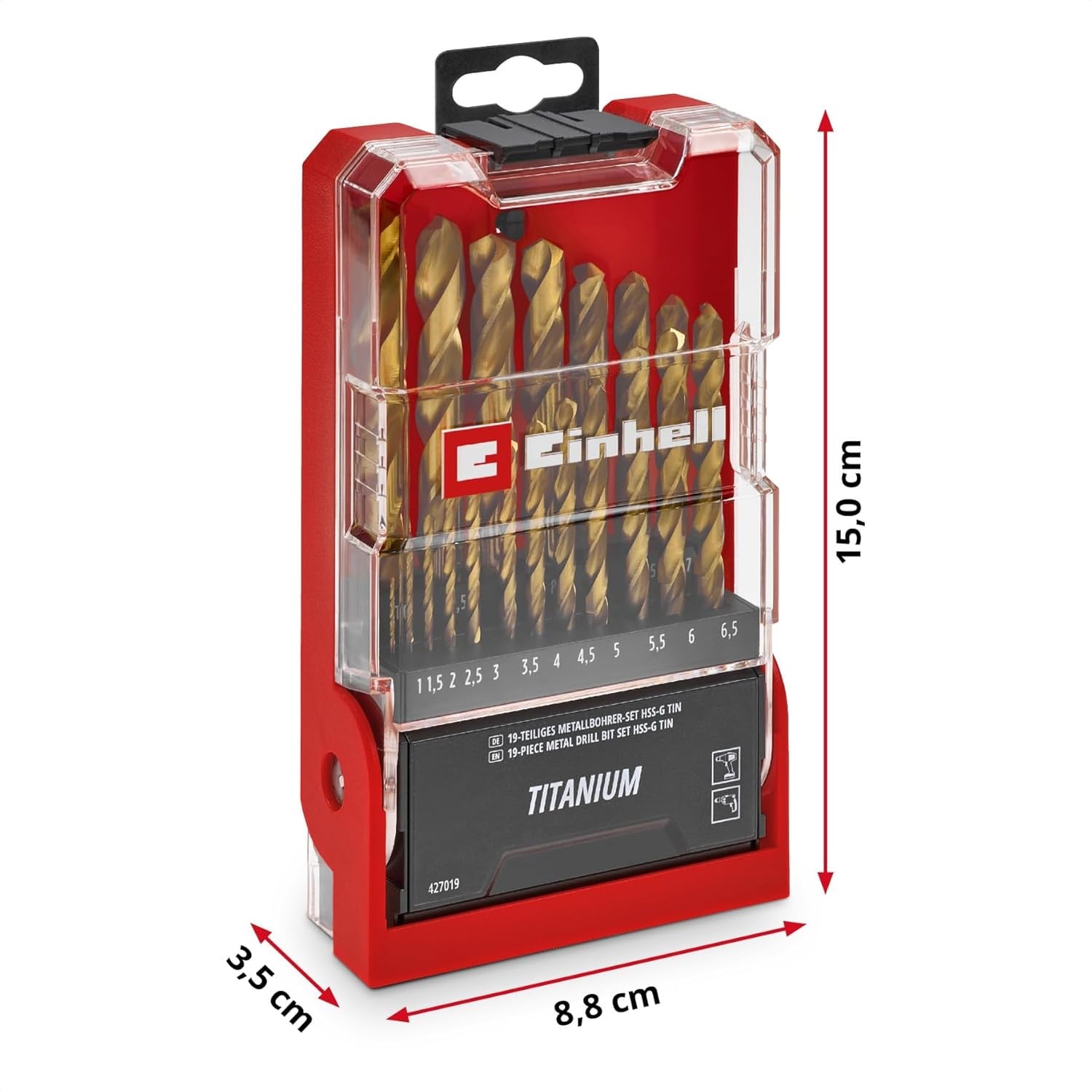 Einhell Metal matkap uç seti 19 parça  - 49427019Einhell49427019Yeni Ürünler-LastikTR.com