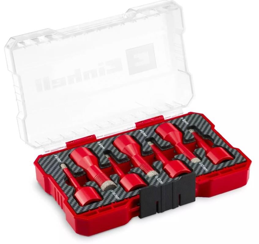 Einhell Taşlama taş delici uç seti 7 parça M-Case kutuEinhell49500400Karot Uçları ve Aksesuarları-LastikTR.com